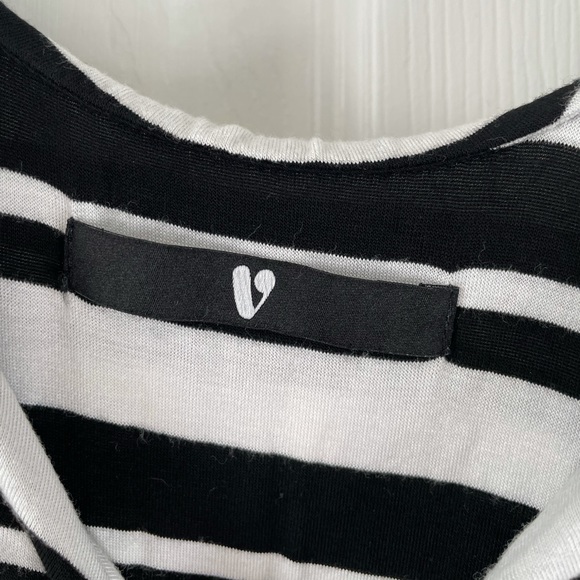 Black & White Striped Maxi Dress - Picture 6 of 7